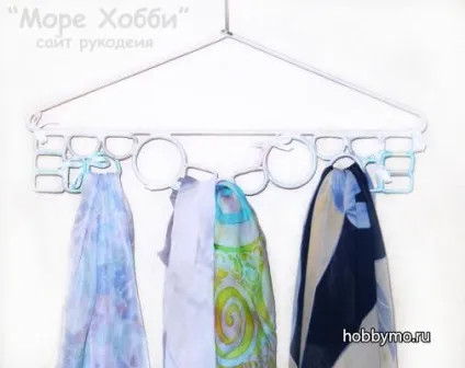 Майстер-клас вішалка для шарфів, краваток і ремінців своїми руками - море хобі (вішалки своїми руками) Майстер-клас вішалка для шарфів, краваток і ремінців своїми руками - море хобі