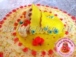 Немовля з мастики, майстер-клас - сахарінка