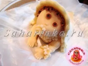 Немовля з мастики, майстер-клас - сахарінка