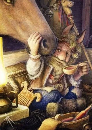 Містичні істоти монстри, духи, дідько, домовик (домовик) Містичні істоти монстри, духи, дідько, домовик