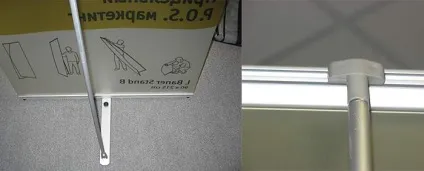 Мобільний банерний стенд l - типу