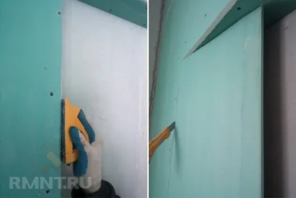Монтаж перфорованого куточка для гіпсокартону (будівництво) Монтаж перфорованого куточка для гіпсокартону