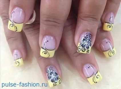 Модний манікюр з малюнками на нігтях фото і схема, pulse fashion (нігтях) Модний манікюр з малюнками на нігтях фото і схема, pulse fashion