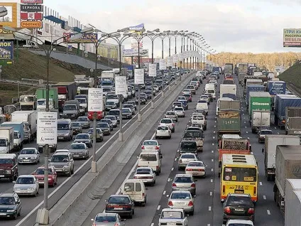 Москва, новини, 21-кілометрова пробка утворилася на МКАД (Бесединского) Москва, новини, 21-кілометрова пробка утворилася на МКАД