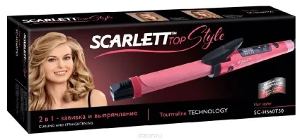 Мультистайлер для випрямлення і завивки волосся scarlett sc-hs60t50 (випрямлення) Мультистайлер для випрямлення і завивки волосся scarlett sc-hs60t50