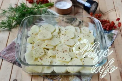 М'ясо по-французьки з картоплею в духовці - рецепт з фото (картопля) М'ясо по-французьки з картоплею в духовці - рецепт з фото
