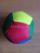 Набивної м'яч малого діаметра своїми руками (своїми) Набивної м'яч малого діаметра своїми руками