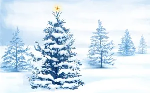 Новорічна ялинка картинка для дітей (дітей) Новорічна ялинка картинка для дітей