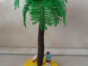 Новинка пальма з бісеру - ярмарок майстрів - ручна робота, handmade (пальма) Новинка пальма з бісеру - ярмарок майстрів - ручна робота, handmade