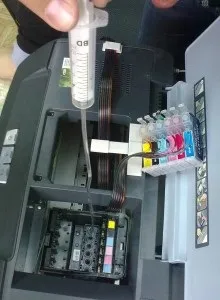 Прочищення голівки струминного принтера при використанні СНПЧ (на прикладі epson r270), Дорохін сергей