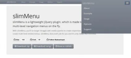 Огляд 30 кращих безкоштовних jquery меню навігації, javascript (меню) Огляд 30 кращих безкоштовних jquery меню навігації, javascript