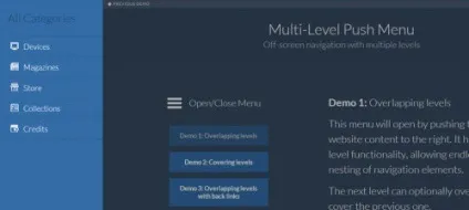 Огляд 30 кращих безкоштовних jquery меню навігації, javascript (jQuery плагін який) Огляд 30 кращих безкоштовних jquery меню навігації, javascript