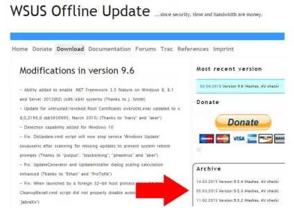 Оновлення windows без інтернету за допомогою wsus offline update