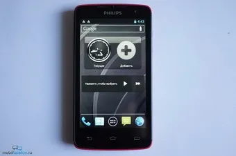 Огляд philips xenium w732 android-довгожитель з панелькой