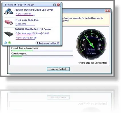 Огляд програми zentimo xstorage manager