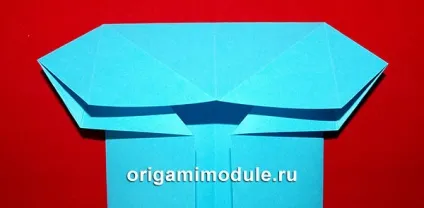 Орігамі сорочка з краваткою з паперу (сорочка орігамі з краваткою) Орігамі сорочка з краваткою з паперу