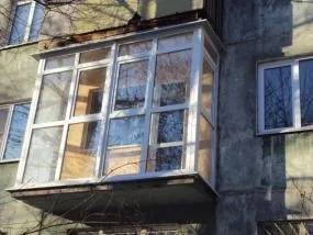 Засклення балконів в хрущовці 6 способів - про ремонт