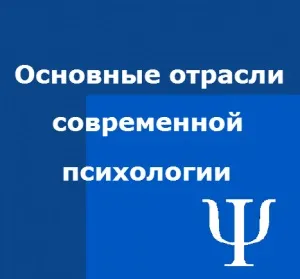 Основні галузі сучасної психології (галузі) Основні галузі сучасної психології
