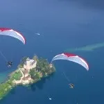 Параплан, мотопараплан і паралёт в потоці, авіаційний центр федерації надлегкої авіації (паралёт) Параплан, мотопараплан і паралёт в потоці, авіаційний центр федерації надлегкої авіації