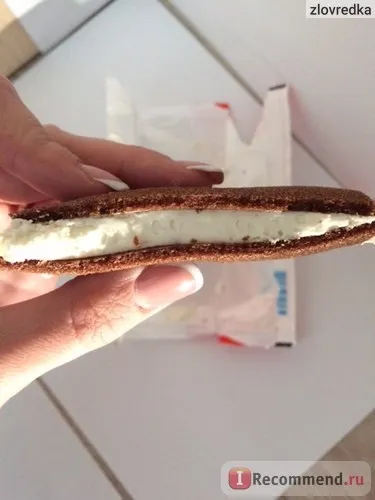 Тістечко ferrero kinder молочний скибочку молоко і мед - «так чи корисно це миле ласощі для