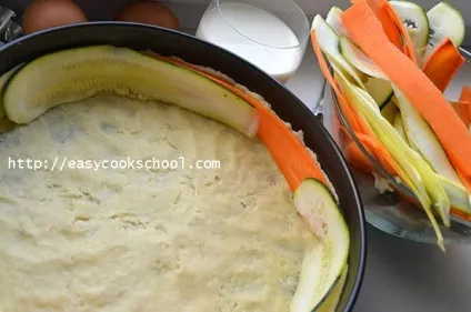 Пиріг з кабачками, цікавий рецепт, легкі рецепти (пиріг) Пиріг з кабачками, цікавий рецепт, легкі рецепти