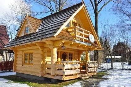 Площа цього будиночка всього 27 квадратних метрів
