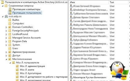 Пошук неактивних користувачів у active directory, настройка серверів windows і linux (пошук) Пошук неактивних користувачів у active directory, настройка серверів windows і linux