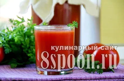 Помідори у власному соку на зиму (без стерилізації) (соку) Помідори у власному соку на зиму (без стерилізації)