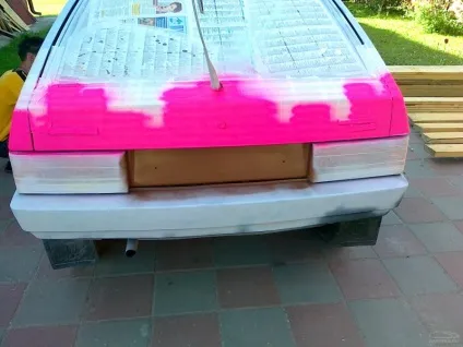 Спроба зробити графіті на моїй дев'ятці!