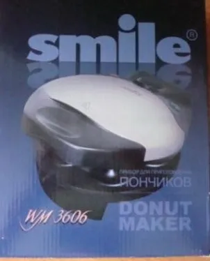 Прилад для випічки пончиків smile wm 3606 (пончик-мейкер), мій огляд (3606) Прилад для випічки пончиків smile wm 3606 (пончик-мейкер), мій огляд
