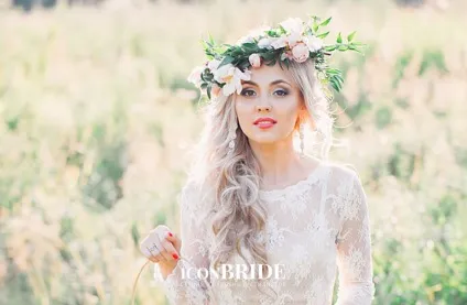 Зачіски з діадемою, iconbride (Весільні зачіски вінком) Зачіски з діадемою, iconbride