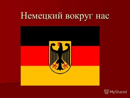 Презентація на тему німецький навколо нас (німецький) Презентація на тему німецький навколо нас