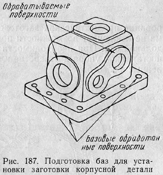 Приклади базування заготовок (базової поверхнею назвемо) Приклади базування заготовок