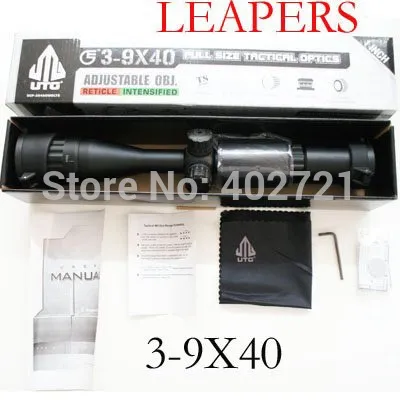 Приціл utg leapers 3-9x40 з підсвіткою