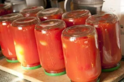 Простий рецепт томатів у власному соку без стерилізації (рецепт) Простий рецепт томатів у власному соку без стерилізації