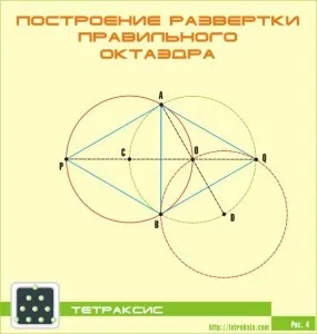 розгортка октаедра