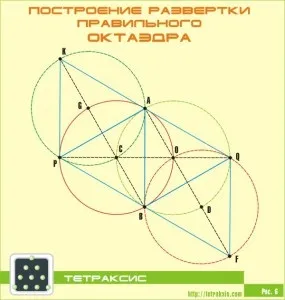 розгортка октаедра