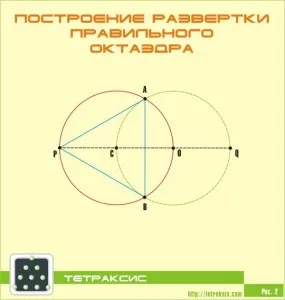 розгортка октаедра