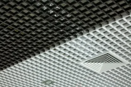 Растрові підвісні стелі грільято переваги і технологія монтажу (монтажу) Растрові підвісні стелі грільято переваги і технологія монтажу