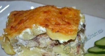 Рецепти запіканок з фаршем і картоплею - секрети приготування (помідори попередньо натер) Рецепти запіканок з фаршем і картоплею - секрети приготування