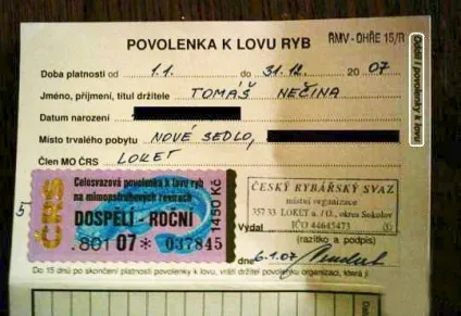 Риболовля в чехії що потрібно знати (рибалка) Риболовля в чехії що потрібно знати