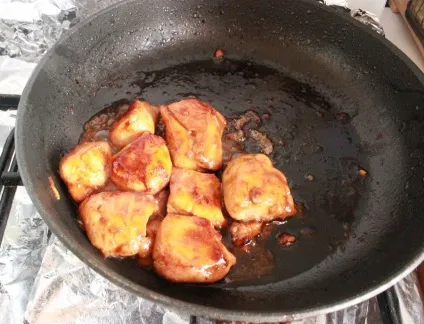 Рецепт курки під соусом теріякі