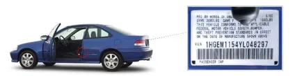 Розшифровка vin honda civic (Bgac Factory Thailand) Розшифровка vin honda civic