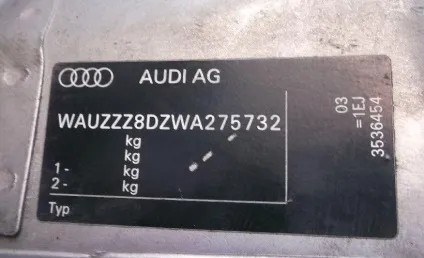 Розшифровка vin audi безкоштовно своїми силами (розшифровка) Розшифровка vin audi безкоштовно своїми силами