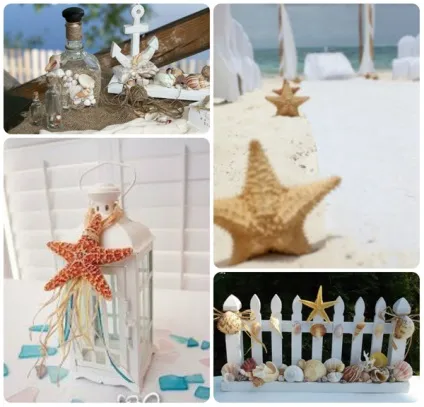 Мушлі в оформленні морської весілля (handmade) Мушлі в оформленні морської весілля