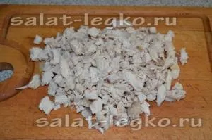 Салат c куркою, ананасом, сиром і картоплею, рецепт з фото (ананаси) Салат c куркою, ананасом, сиром і картоплею, рецепт з фото