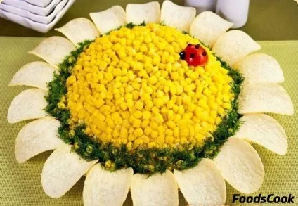 Салат «соняшник» рецепти з фото (Процес приготування Отже) Салат «соняшник» рецепти з фото