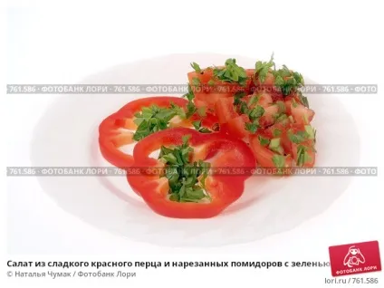 Салат з червоних помідорів (помідорів) Салат з червоних помідорів