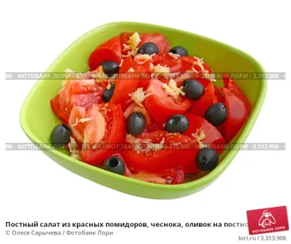 Салат з червоних помідорів (помідорів) Салат з червоних помідорів