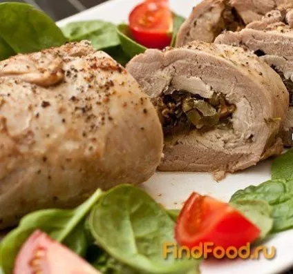 Рулет зі свинини з куркою і грибами рецепт з фото (рулет) Рулет зі свинини з куркою і грибами рецепт з фото